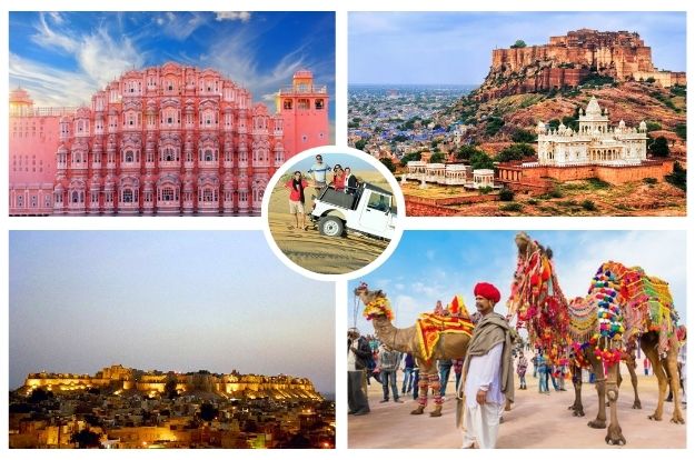 Jaipur Jodhpur Jaisalmer desert and heritage tour