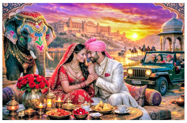 Rajasthan honeymoon tour package for couples with romantic destinations