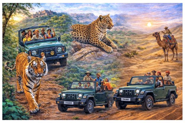 Rajasthan wildlife tour package including Ranthambore safari