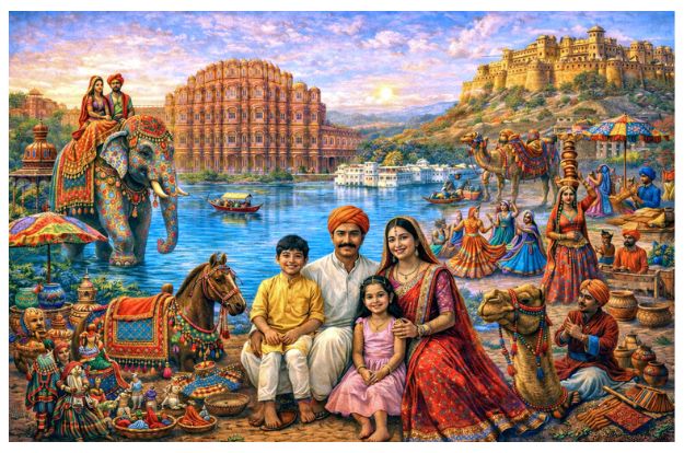 Royal Rajasthan tour package with heritage palaces and forts